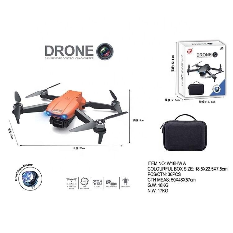 W18Hw Drohne für Landwirtschaftliche Inspektion mit kopflosem Modus und 360°-Spezialeffekten für die individuelle Flugbahngestaltung