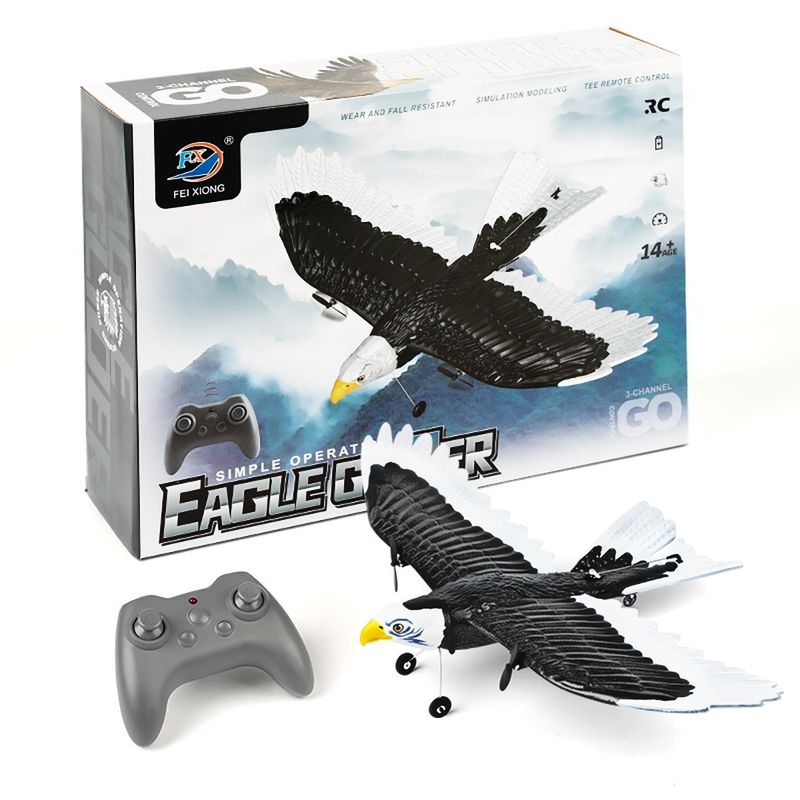 Merkmale RTF 3ch Epp Schaum Rc Simulation Flügelspann Bald Eagle 2.4g Rc Segelflugzeug Flugzeugspielzeug mit 14 Jahren