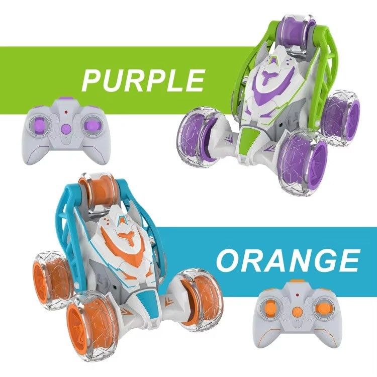 Experte Fernbedienung Stunt-Auto 360 Grad Rotation Auto mit leichter Musik Spray Spielzeug für Kinder Spielzeit 18 Minuten