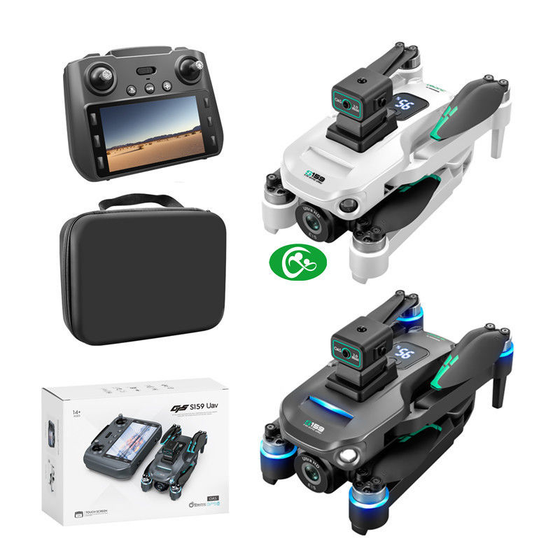 S159 Gps Fernbedienung Bildschirm Professionelle Kamera Bürstenlose Drohne Spielzeug Drohne Rc mit Plastik und 720P Kamera